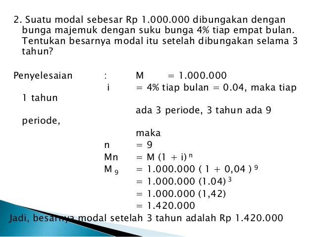 Contoh Soal Pertumbuhan Dan Peluruhan