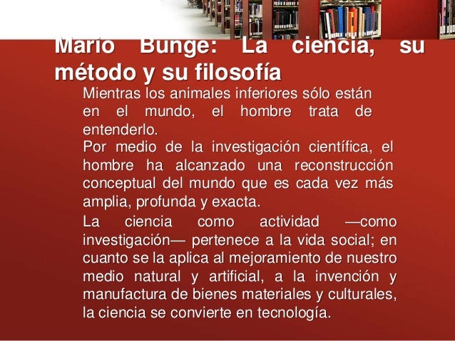 Bunge ciencia-resumen