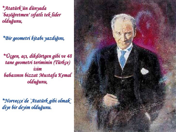 bunlari biliyor muydunuz