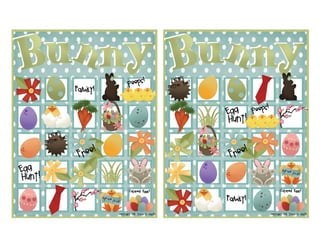 Bunny bingo 5x7