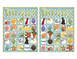 Bunny bingo 5x7