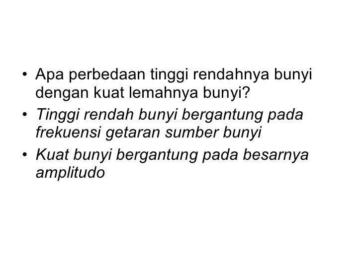 Bunyi 1 1