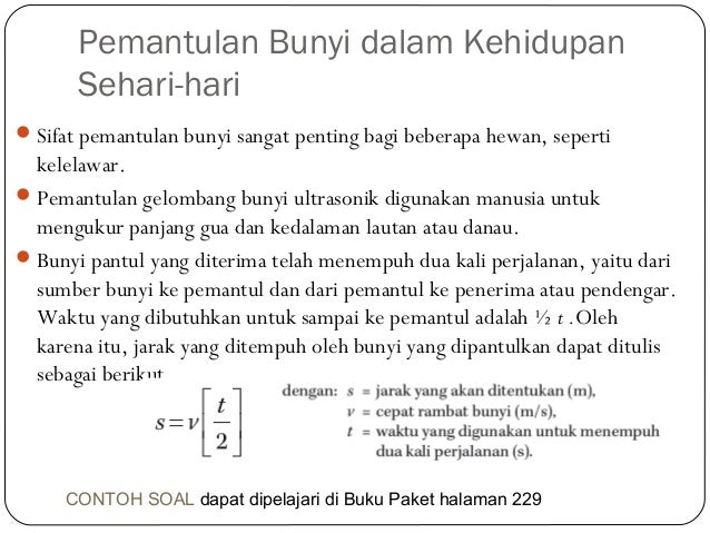 Manfaat Pemantulan Bunyi Dalam Kehidupan Sehari Hari Bunyi