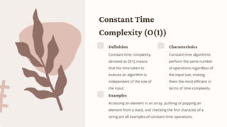 Comprehensive Guide to Algorithm Complexity and Efficiency Analysis | PDF