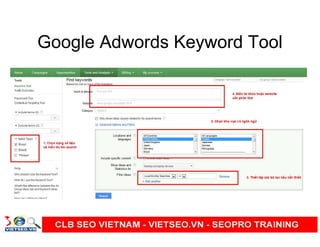 Google Adwords Keyword Tool
 