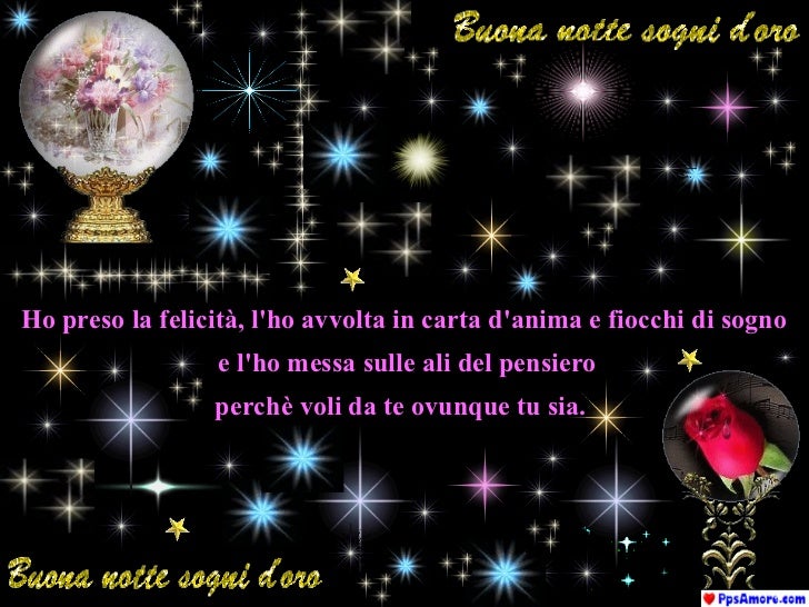 Buonanotte Sulle Ali Di Un Sogno