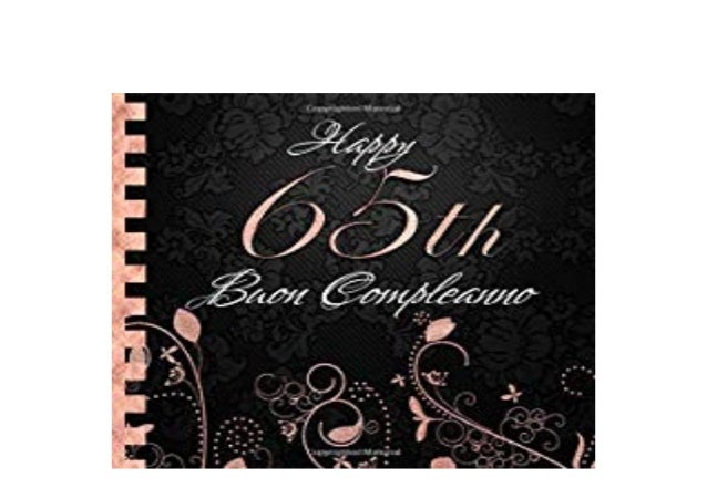 E Book Audiobook Library Buon Compleanno 65 Anni I Libro Degli Ospiti