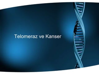 Telomeraz ve Kanser
 