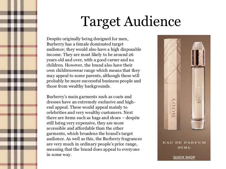 target burberry perfume
