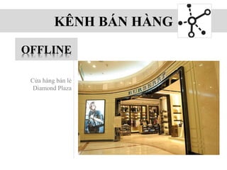 KÊNH BÁN HÀNG
OFFLINE
Cửa hàng bán lẻ
Diamond Plaza
 