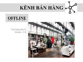 KÊNH BÁN HÀNG
OFFLINE
Cửa hàng bán lẻ
Atlanta - US
 