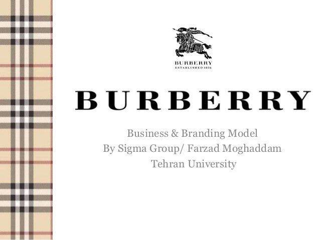 burberry brand identity