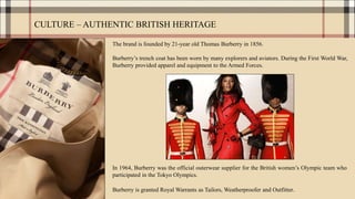 Burberry - Brand identity and artification analysis
