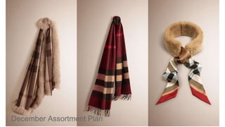 December Assortment Plan
 