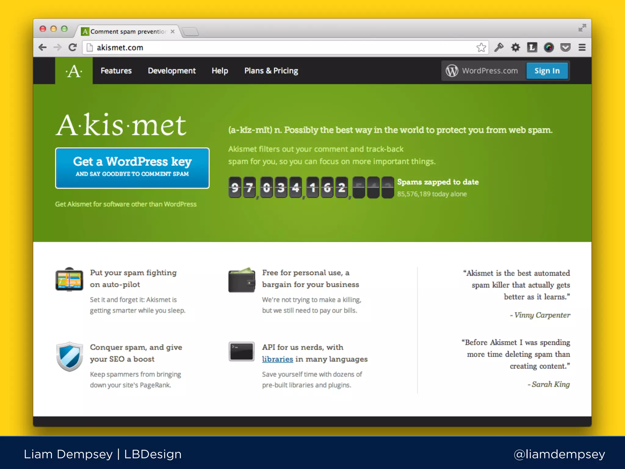 Liam Dempsey | LBDesign @liamdempsey