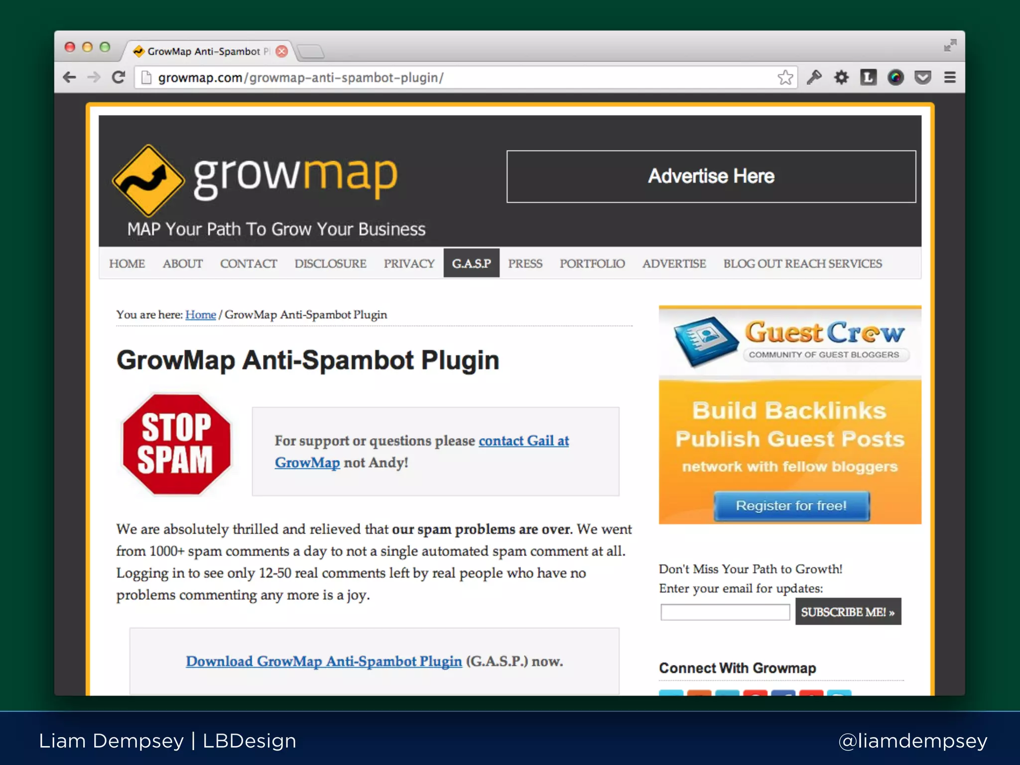 Liam Dempsey | LBDesign @liamdempsey