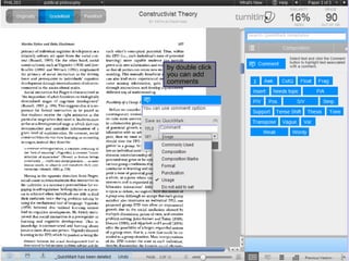 by double click
you can add
comments
 