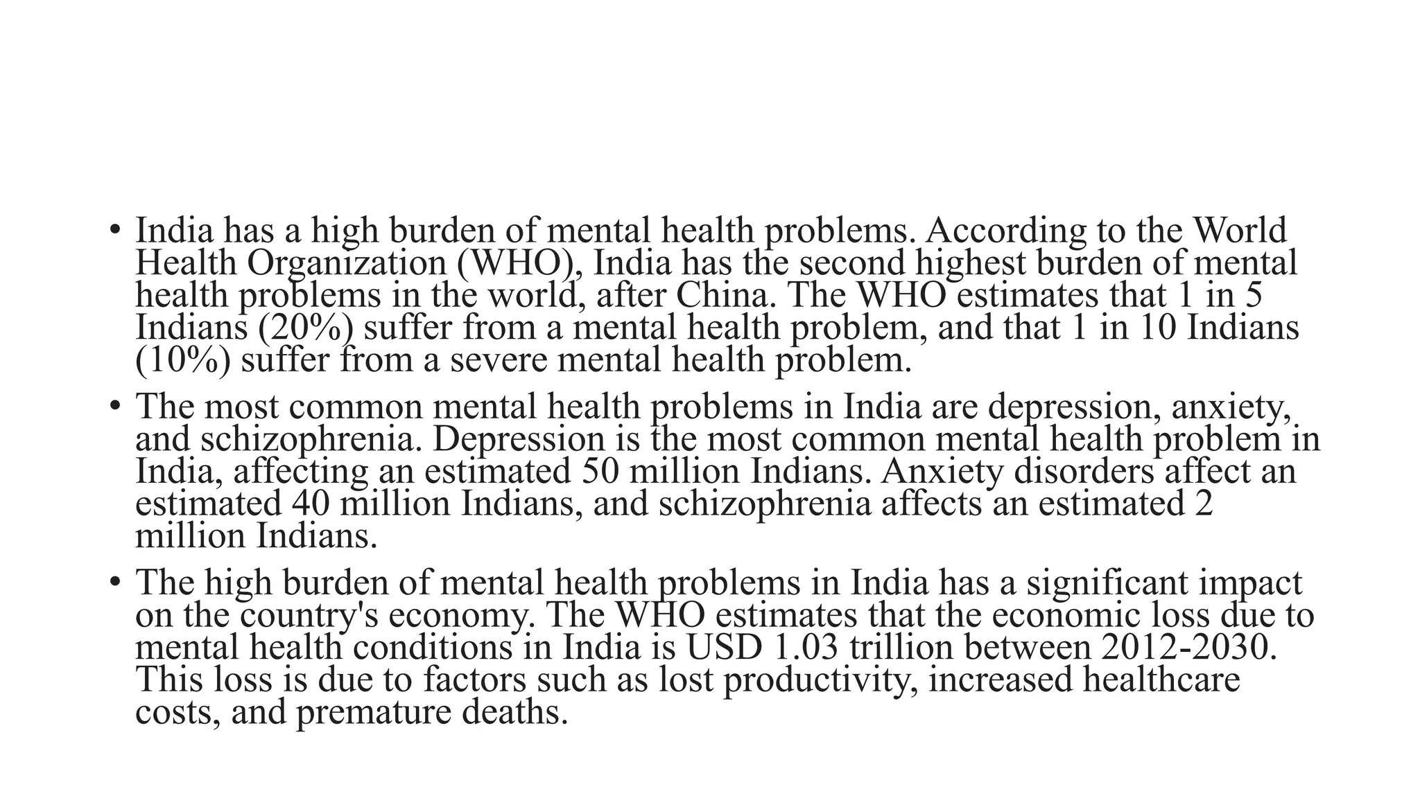 Burden of mental health problems in india.pptx