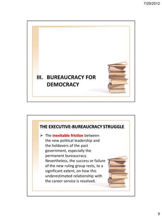 Bureaucracy handouts | PDF