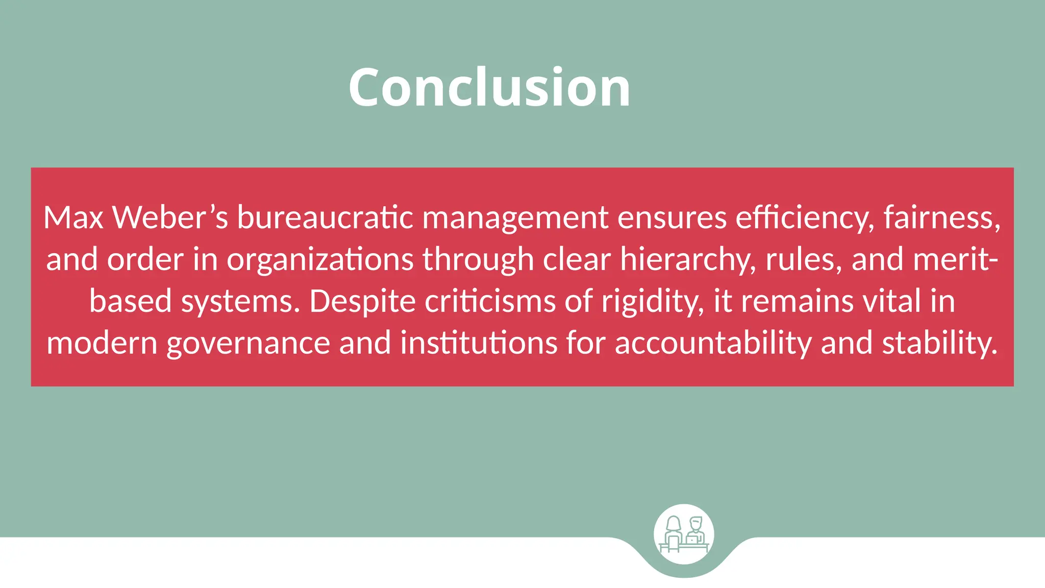 Bureaucratic Management Powerpoint in Management | PPTX