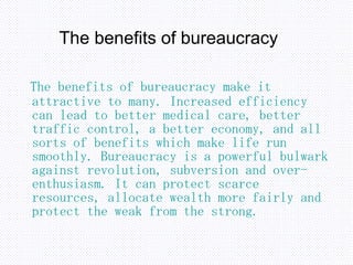 Bureaucracy | PPT