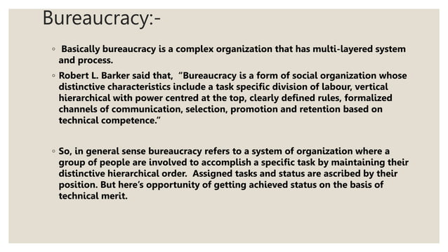 Bureaucracy .pptx