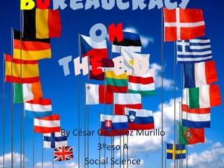 BUReauCRACY
    ON
  THE E.U.

  By César González Murillo
           3ºeso A
        Social Science
 