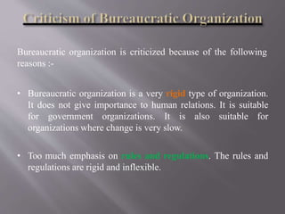 bureaucratic theory & contingency theory ppt.pptx