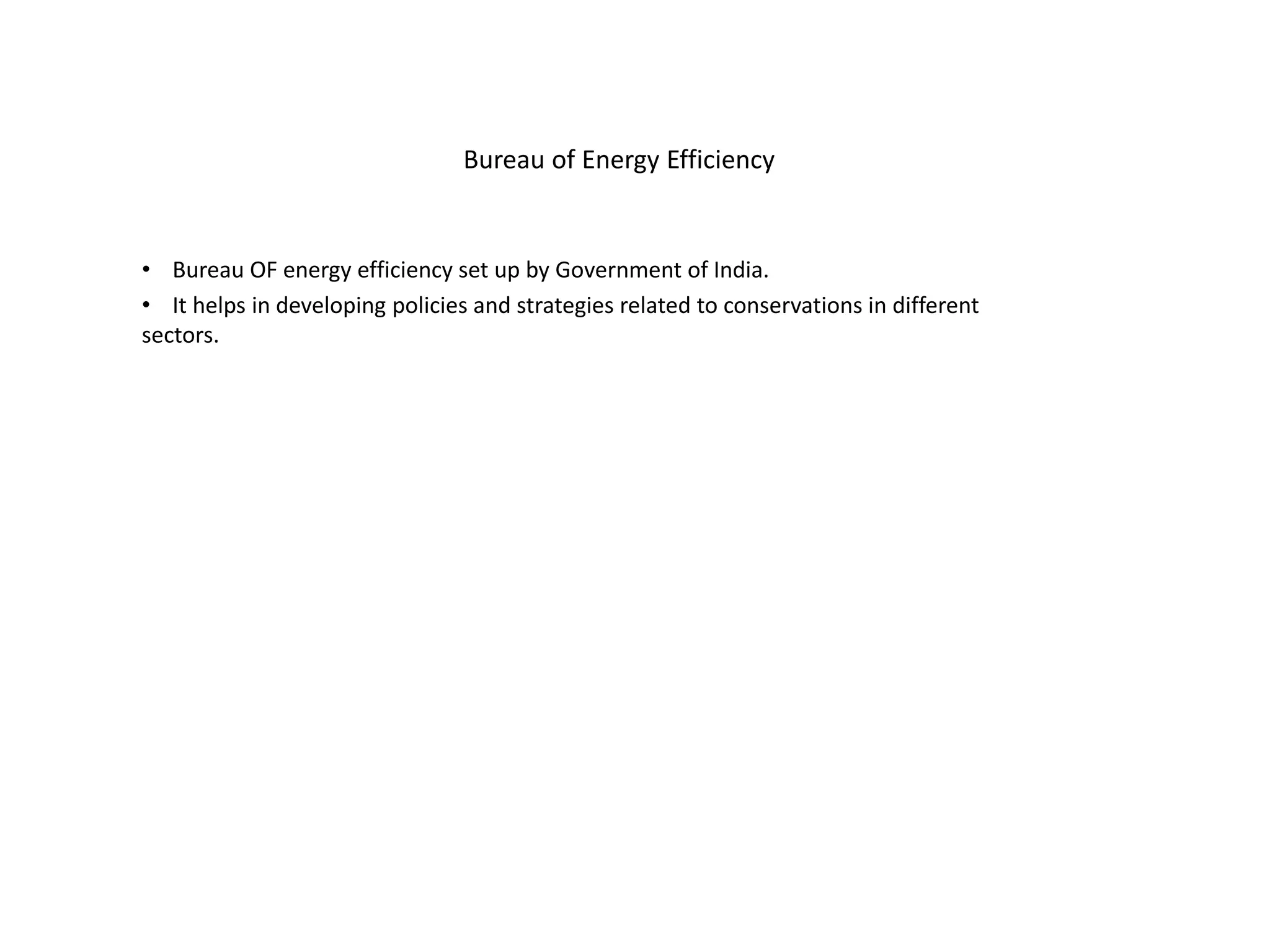 Bureau energy efficiency PPTX Power and Energy Industry Industries