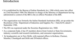 Bureau of indian standard | PPTX