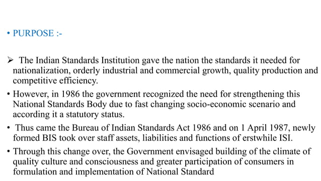 Bureau of indian standard | PPTX