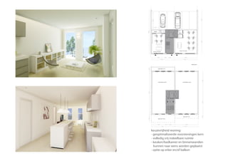 keuzevrijheid woning:
- geoptimaliseerde voorzieningen kern
- volledig vrij indeelbare ruimte
- keuken/badkamer en binnenwanden
  kunnen naar wens worden geplaatst
- optie op erker en/of balkon
 