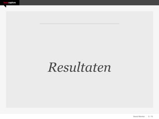 Resultaten


             Brand Monitor   5 / 15
 