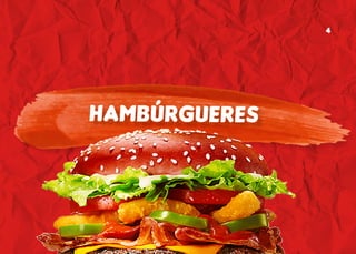 HAMBÚRGUERES
4
 