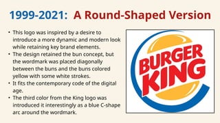 Research on Burger King Logo evolution ppt | PPTX