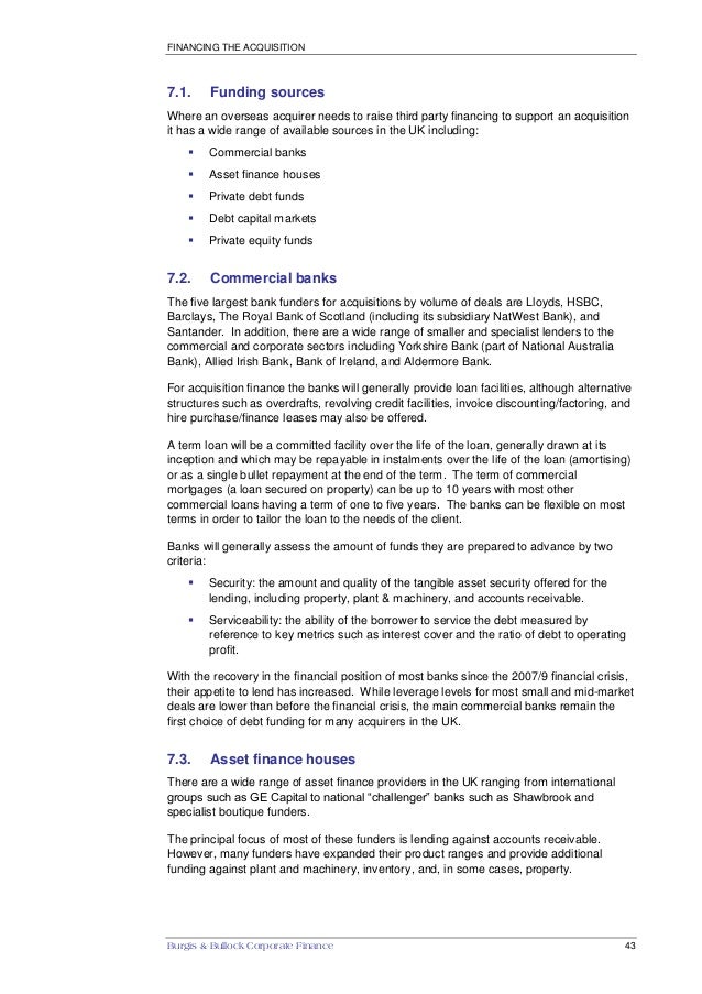 mergers and acquisitions cover letter
