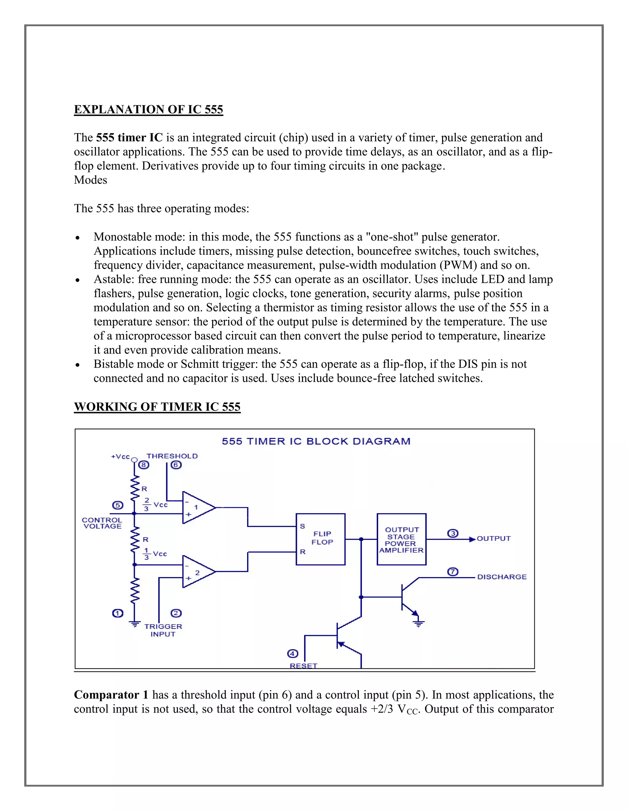 Burglar alarm project PDF