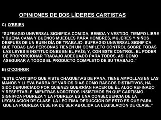 BURGUESIA Y MOVIMIENTO OBRERO