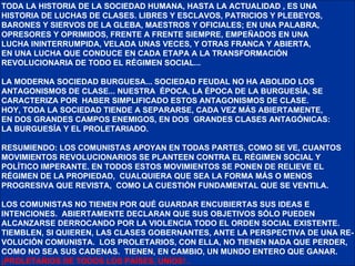BURGUESIA Y MOVIMIENTO OBRERO