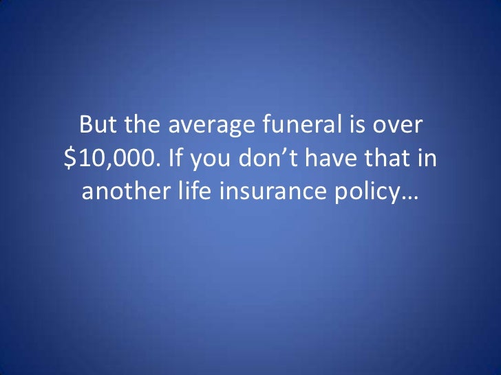 Burial Insurance - Overview