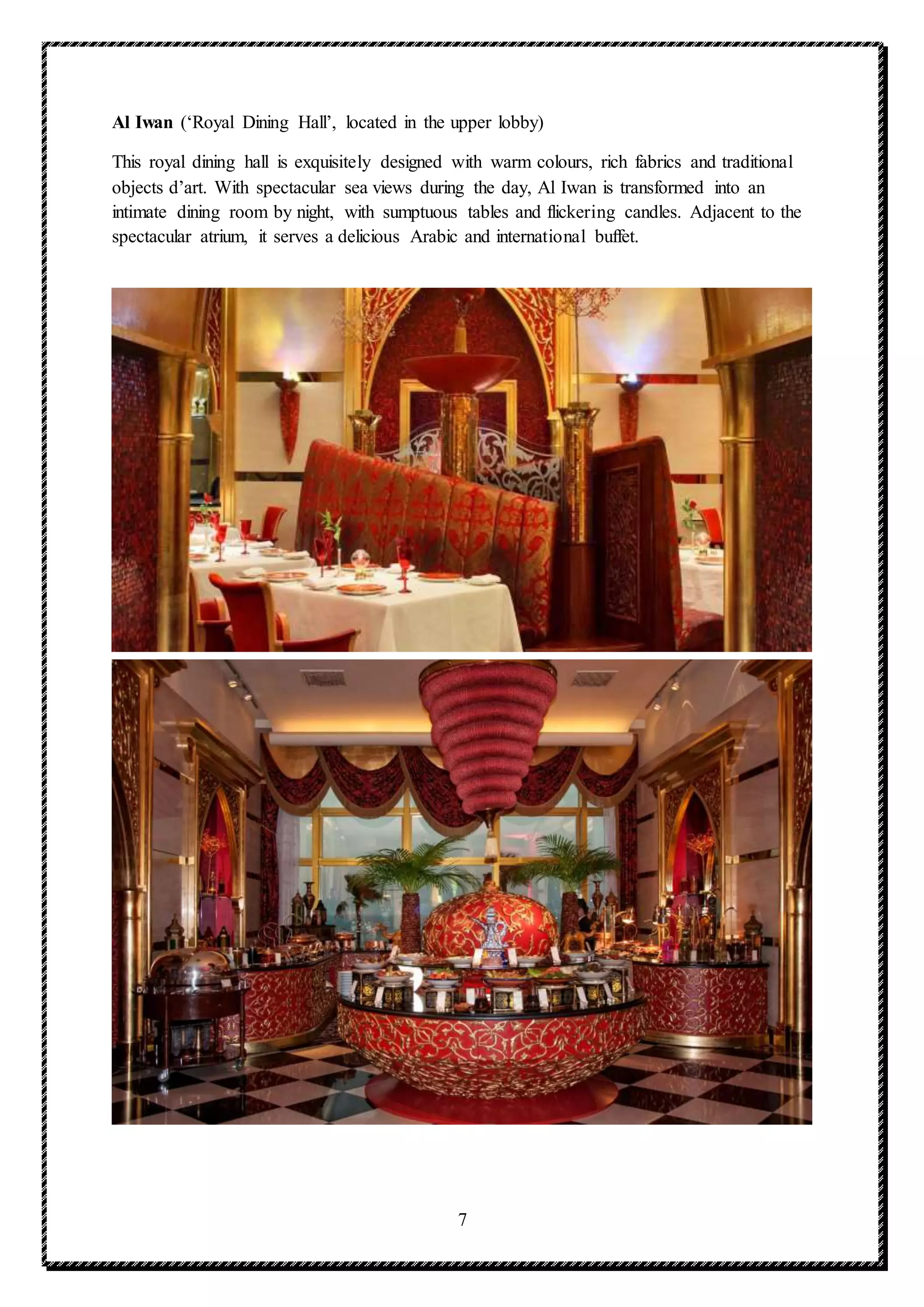 Burj al arab hotel case study | DOCX