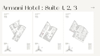 Armani Hotel : Suite 1, 2, 3
 