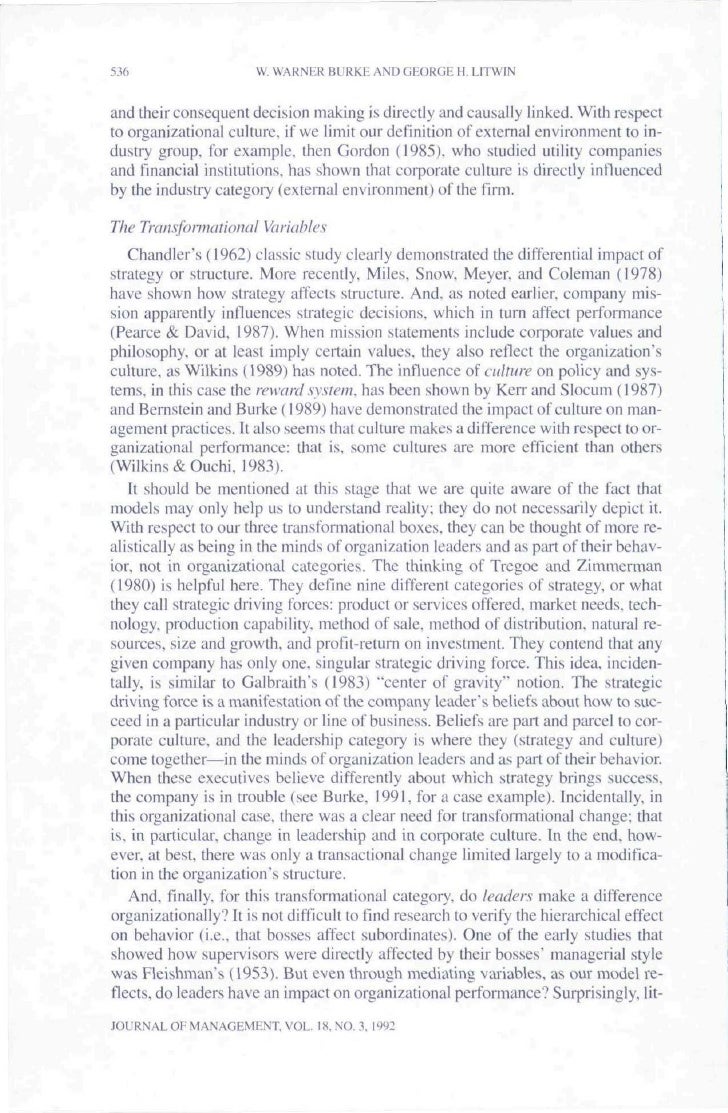 burke litwin 1992 Burke-litwin model of organizational performance & change (1992)• burke-litwin causal model of organizational performance and change (b-l model) was developed by . burke litwin 1992 Burke-litwin model of organizational performance & change (1992)• burke-litwin causal model of organizational performance and change (b-l model) was developed by .