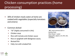 Value chain assessment of animal source foods and vegetables in Ouagadougou, Burkina Faso: Food safety, quality and hygiene perceptions and practices