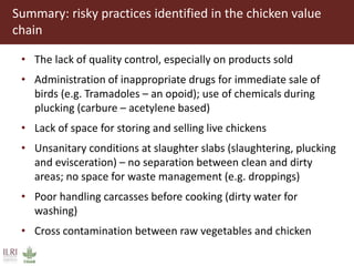 Value chain assessment of animal source foods and vegetables in Ouagadougou, Burkina Faso: Food safety, quality and hygiene perceptions and practices