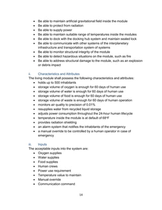 Aerospace Systems Engineering Final Report | PDF