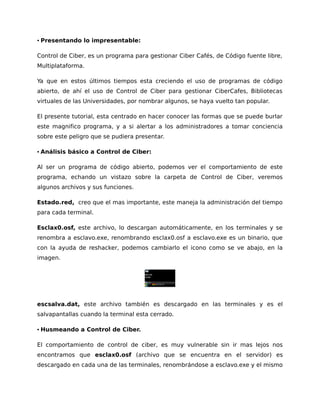 Burlando Control de Ciber by SixP4ck3r | PDF