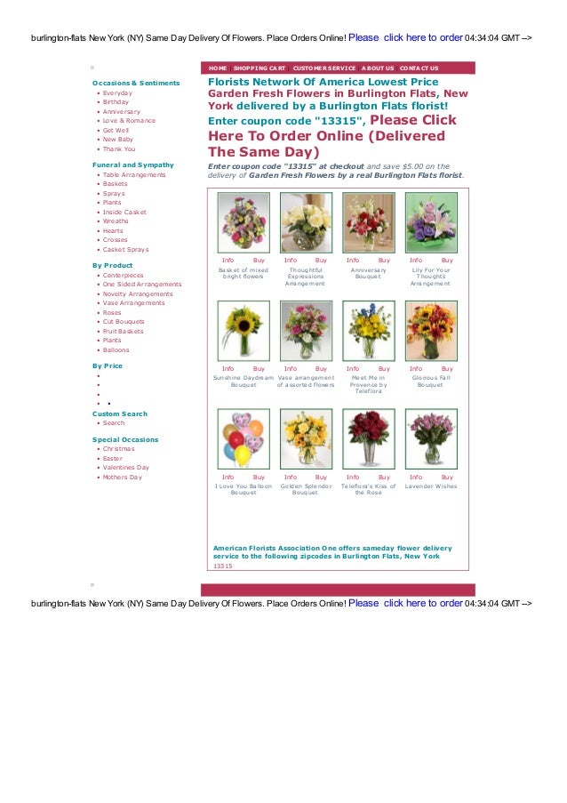 Burlington flats flower shops and florists wholesale rate