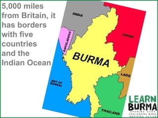 5,000 miles from Britain, it has borders with five countries  and the  Indian Ocean 