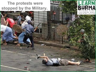 heat The protests were stopped by the Military.  